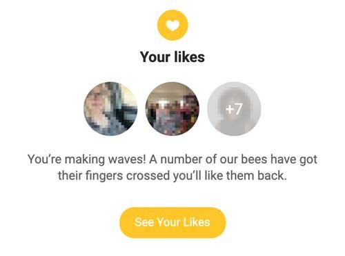 Vos goûts sur Bumble