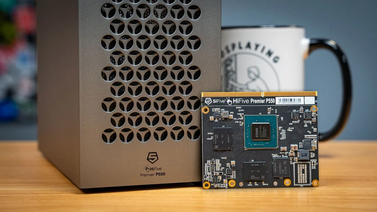 Composants matériels de la Hifive Premier P550, y compris la connectivité GPIO et PCIE