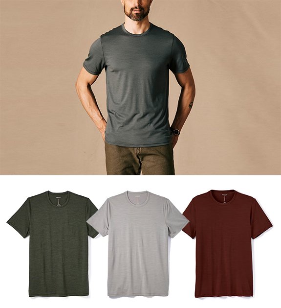 Slim Huckberry Proof 72 Hour Tees voler Alerte 31025