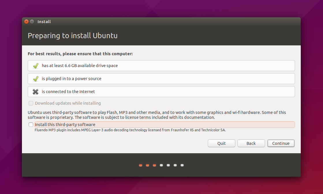 Installateur d'ubiquité d'Ubuntu dans Ubuntu 15.04.