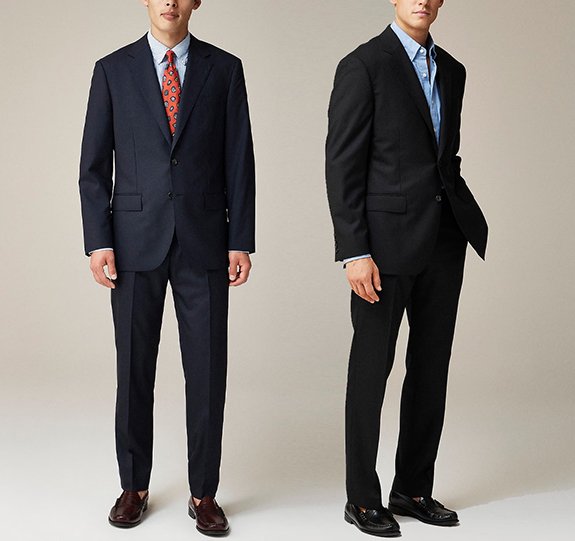 J. Crew pas les combinaisons Crosby de laine peignées 2024