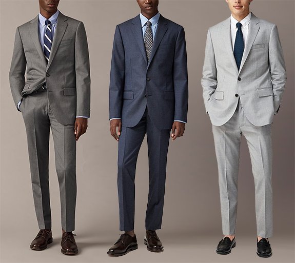 J Crew Loro Piana Costumes printemps 2025 avec gris clair 4125