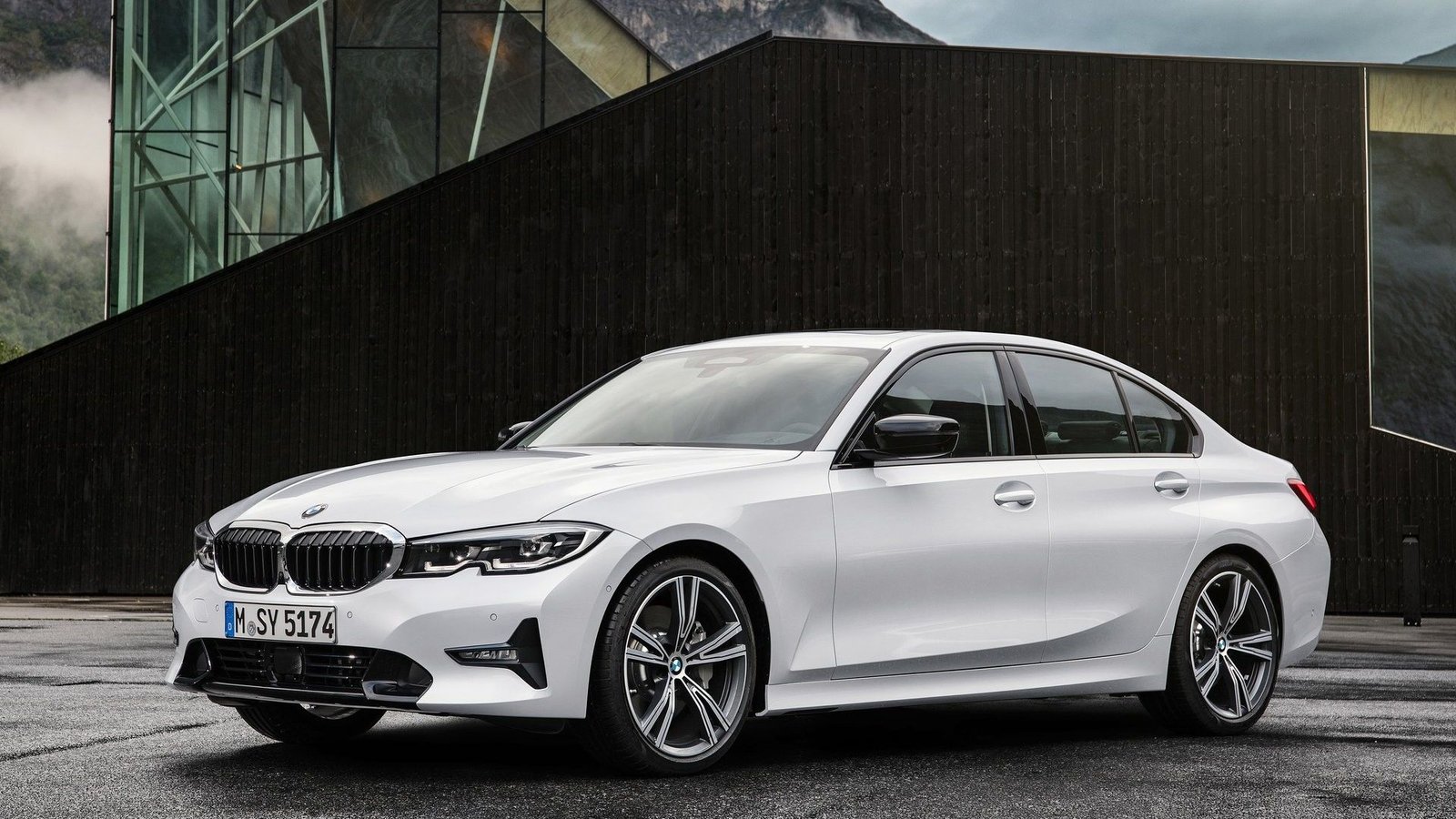 Avant 3/4 Tir d'une BMW Série 2019