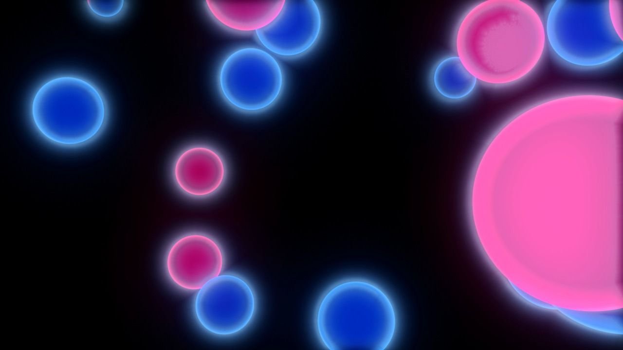 Les particules quantiques sortant et sortant de l'existence. 