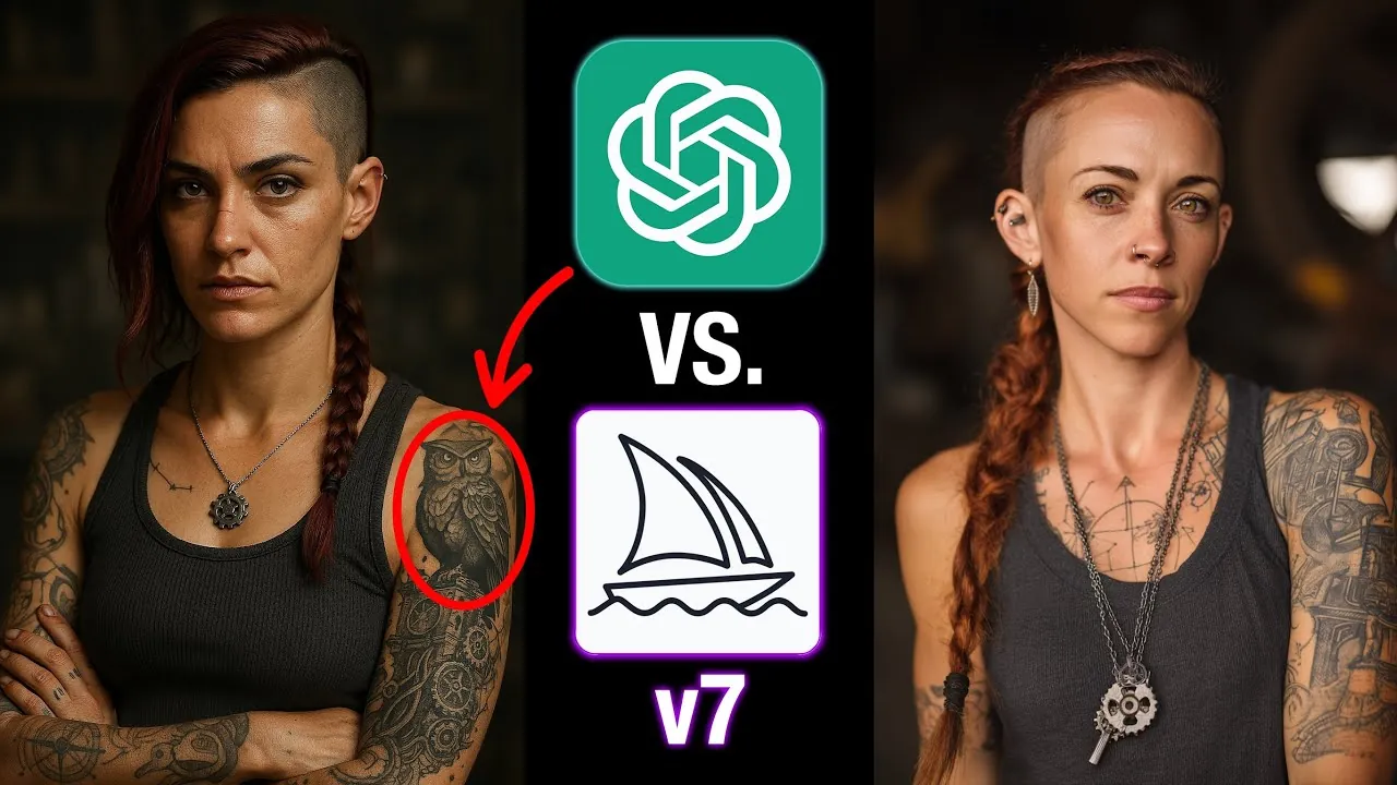 Performance MidJourney vs Chatgpt dans la création d'images AI