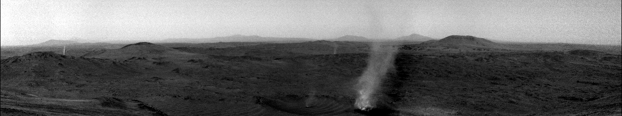 Dust diable sur Mars