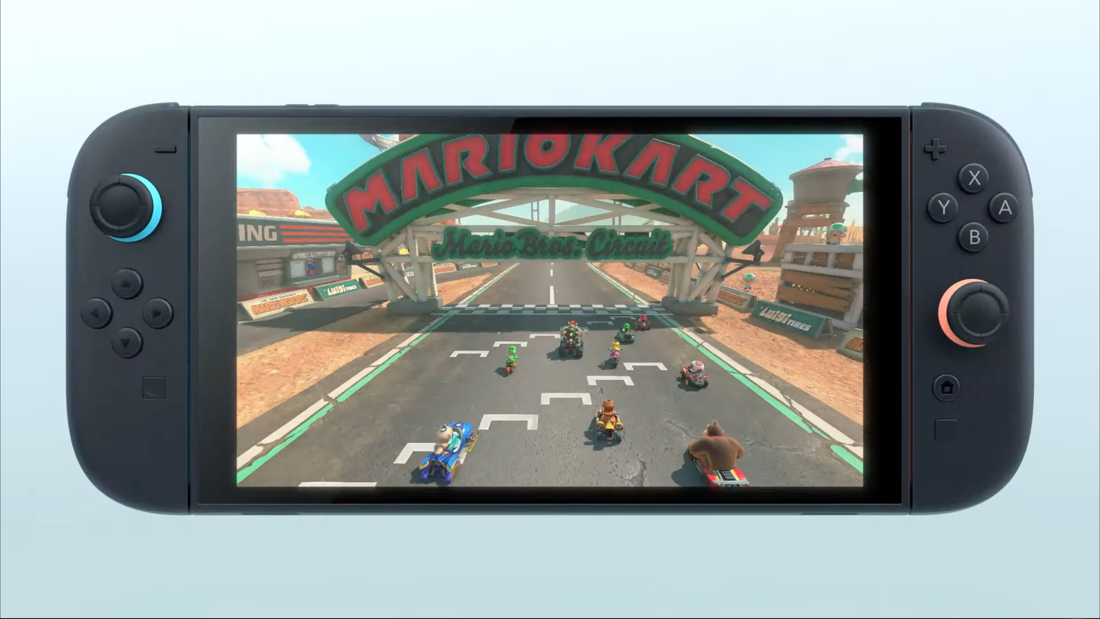 Nintendo Switch 2 et Mario Kart.