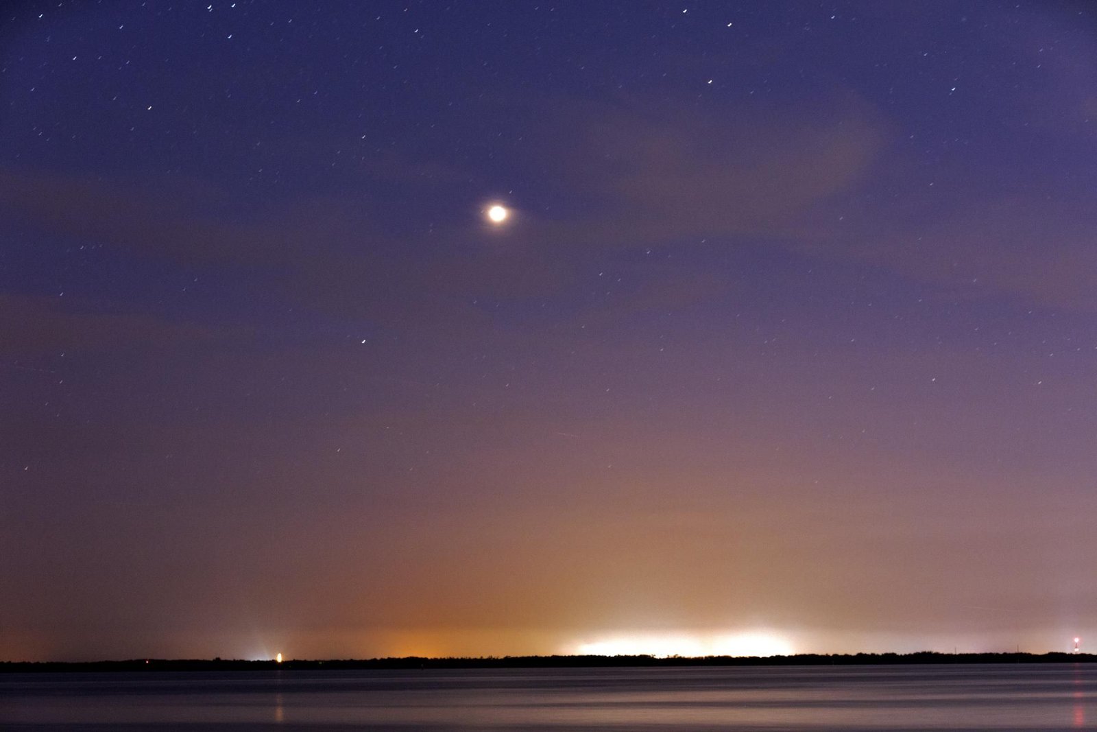  Mars visible du Kennedy Space Center.