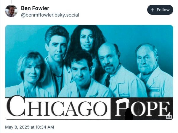 Parodie du pape de Chicago