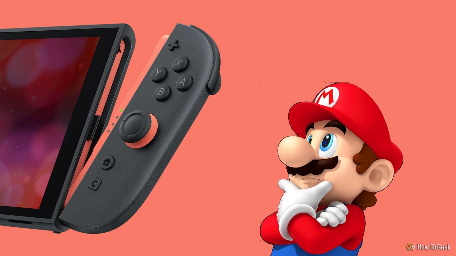 Mario remettant en question un commutateur 2.
