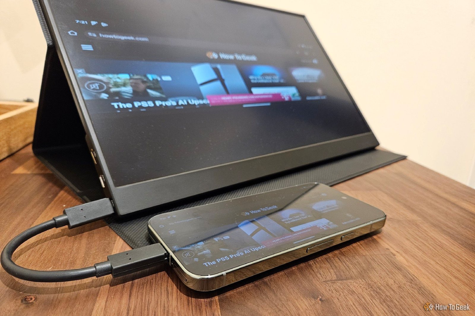 Affichage en miroir sur un pixel 9 pro