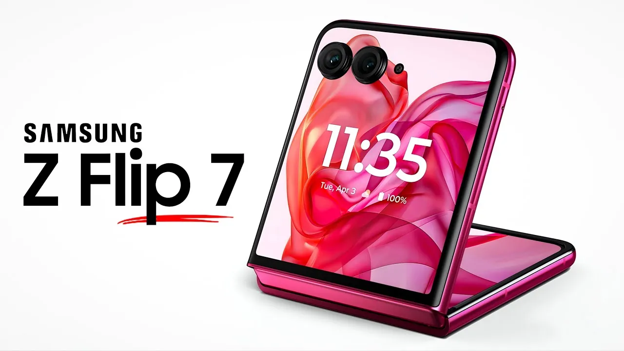 Gros plan du système de caméra amélioré du Galaxy Z Flip 7