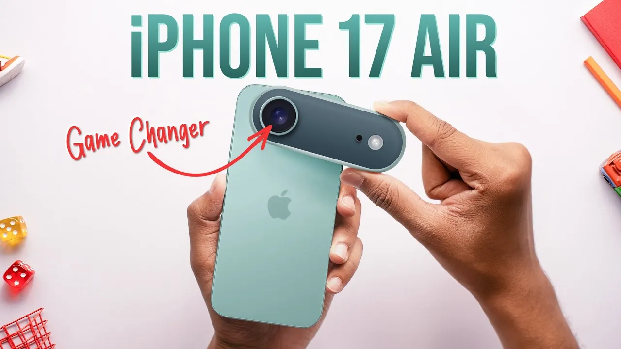 Air iPhone 17 ultra-clien avec un cadre en aluminium léger