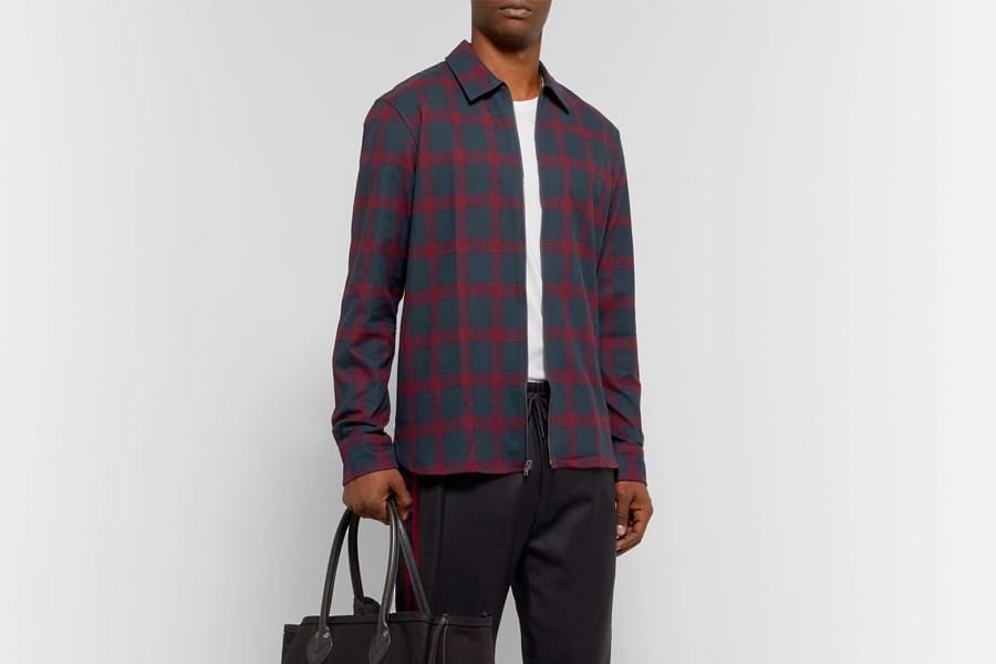 Flanelle en coton à carreaux