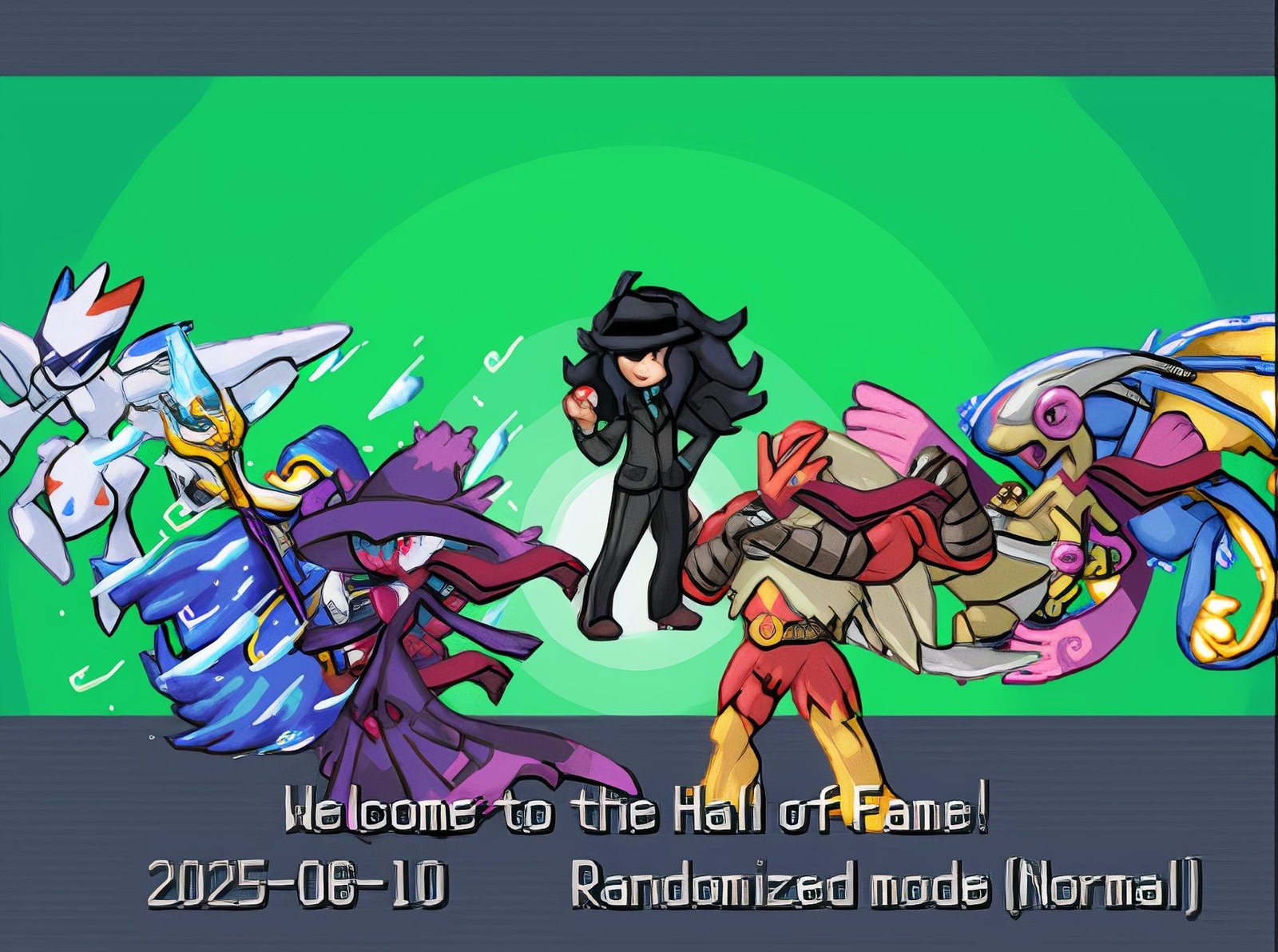 Une capture d'écran du jeu Pokémon Infinite Fusion.