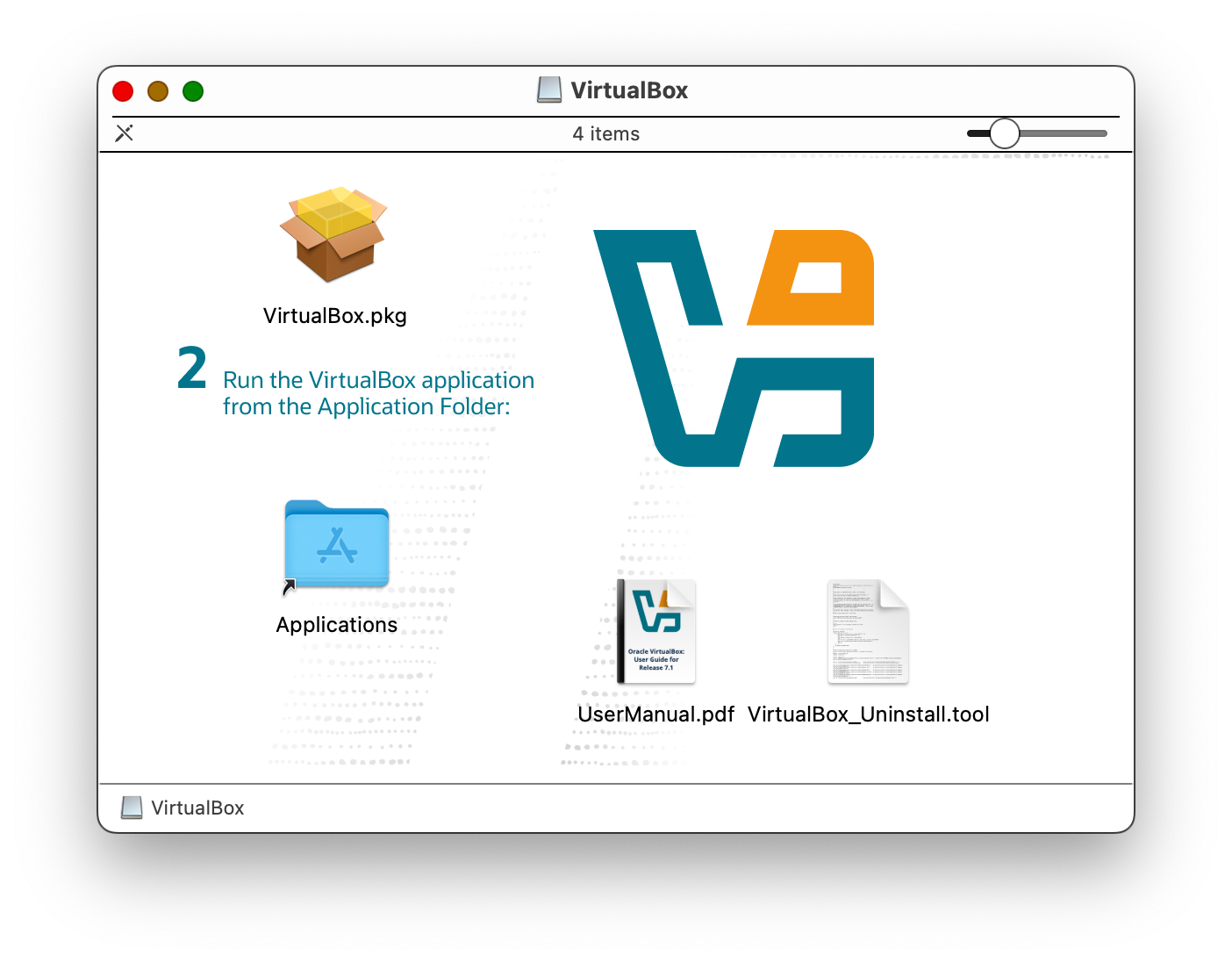 Installation de VirtualBox pour les hôtes d'Apple Silicon.