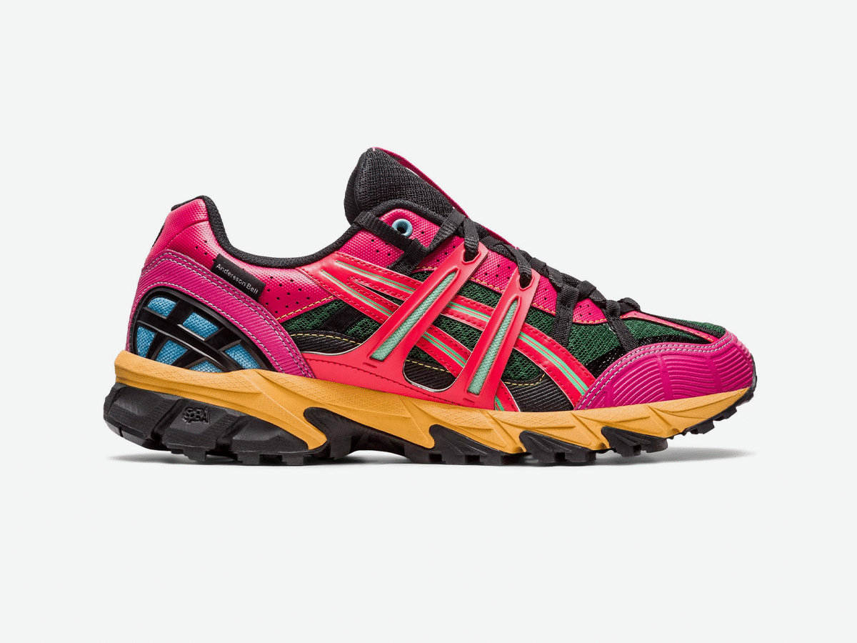 Asics Andersson Bell x Gel Sonoma 1550 'Bright Rose / Evergreen' | Image: ASICS