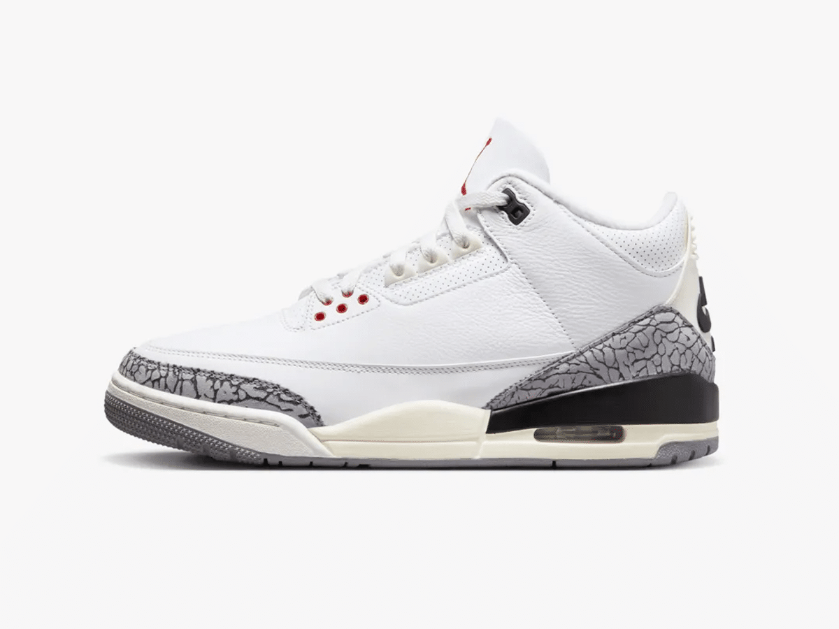 Nike Air Jordan 3 Ciment blanc réinventé | Image: Nike