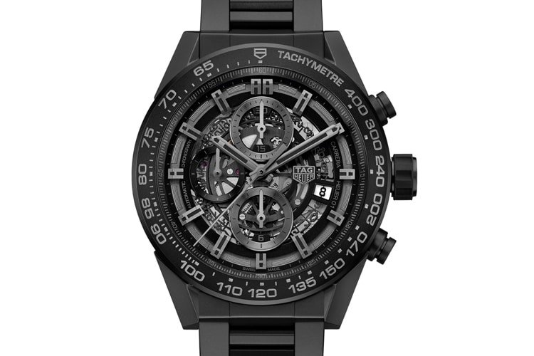 Tag Heuer Carrera Heuer 01 Céramique mate noir complet complet