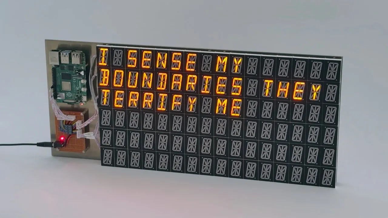 Affichage d'art interactif utilisant la technologie de l'intelligence artificielle