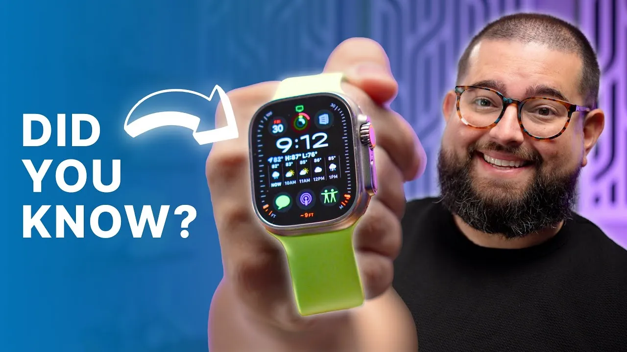 Utilisation du centre de contrôle sur Apple Watch pour un accès rapide aux paramètres