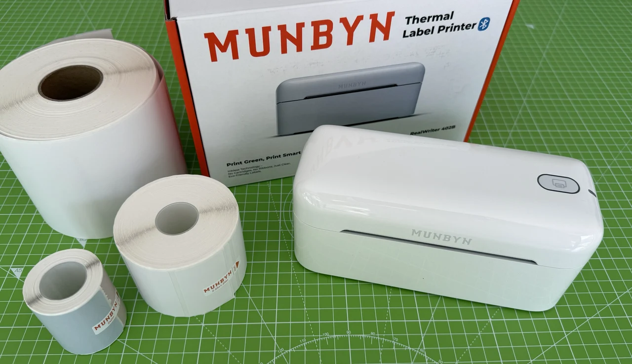 Imprimante d'étiquette thermique compacte RealWriter 402B 1