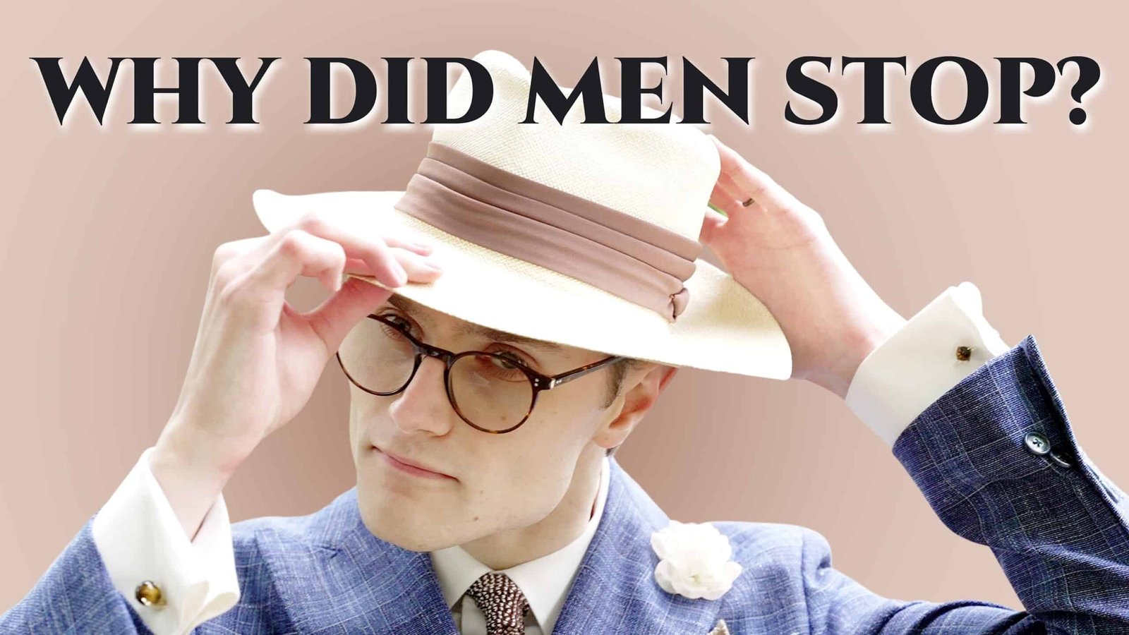Pourquoi les hommes ont-ils cessé de porter des chapeaux?