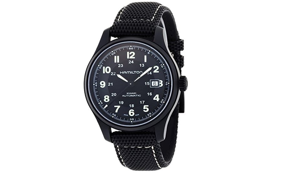 Hamilton Men Field Black Dial Watch