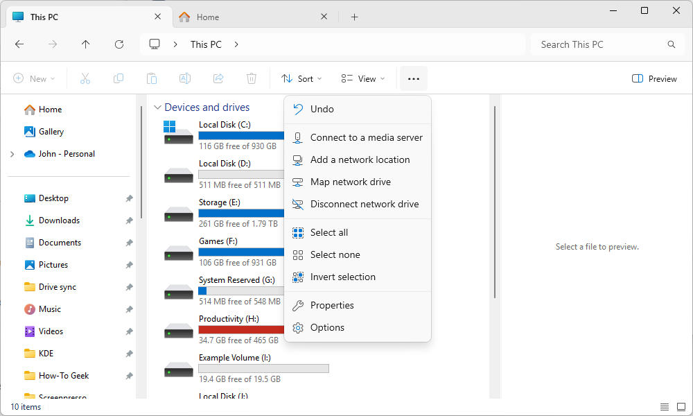 File Explorer a désormais des onglets et d'autres fonctionnalités modernes. 