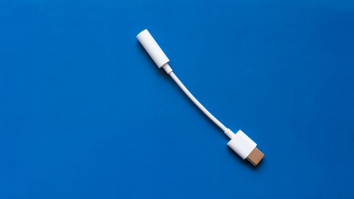 Adaptateur de casque Apple.