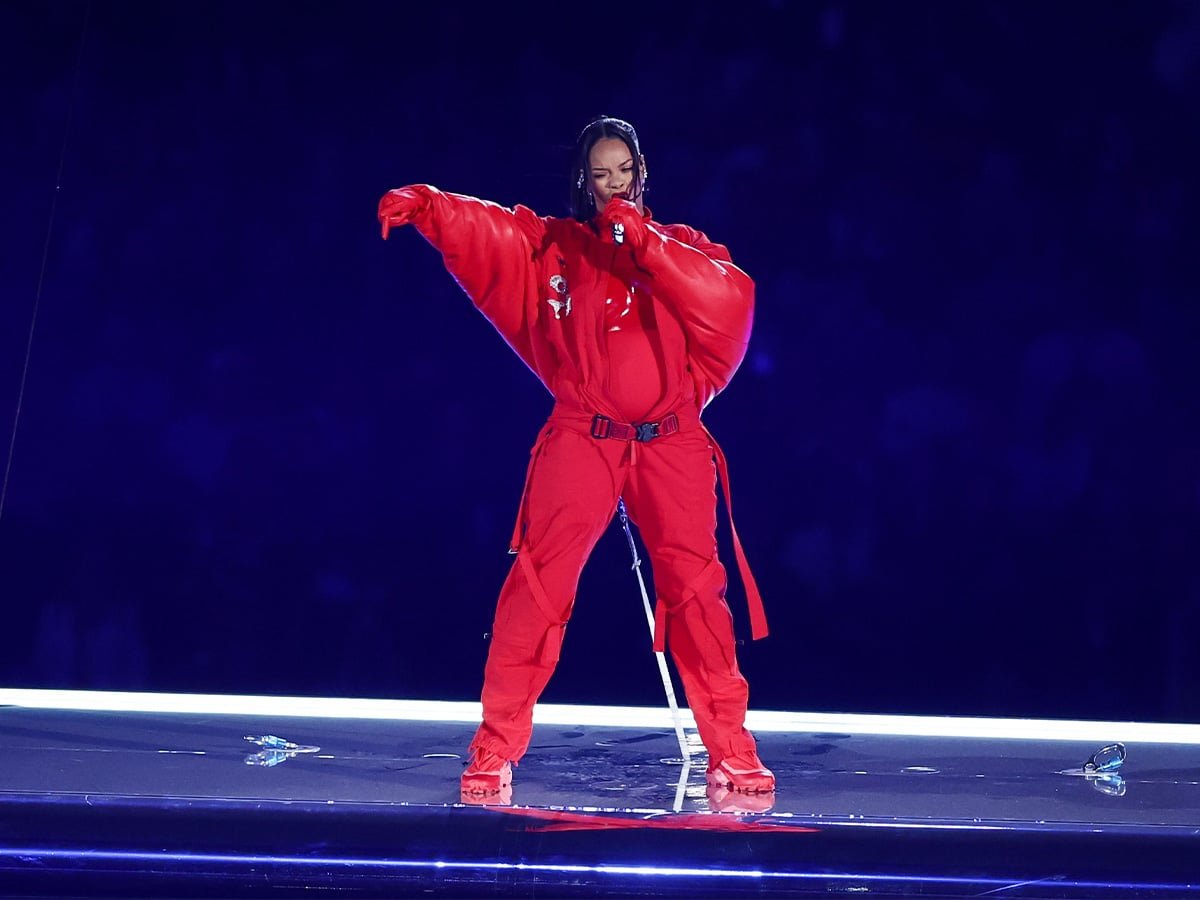 Rihanna à Maison Margiela MM6 X Salomon Cross Lows