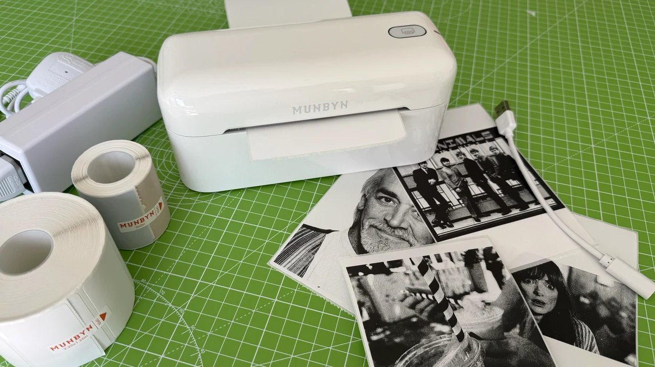 Imprimante d'étiquette thermique compacte RealWriter 402B 1