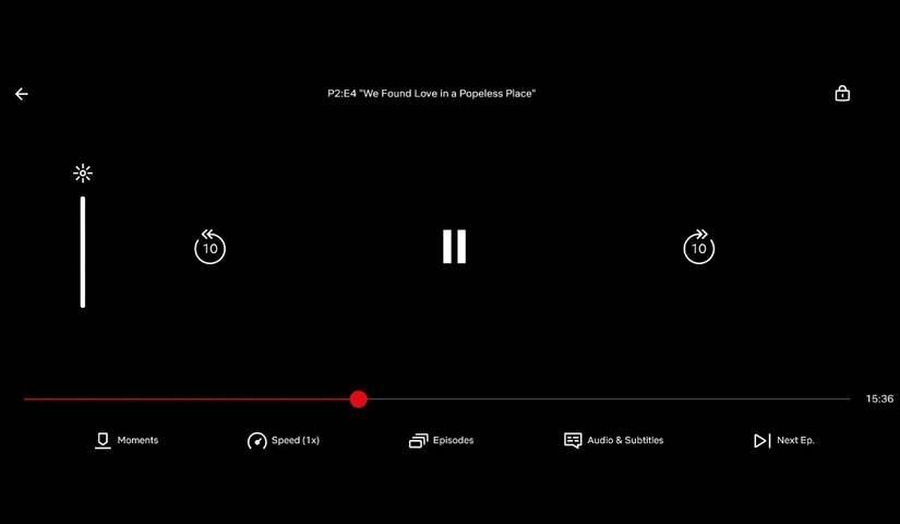 L'enregistrement de la lecture Netflix renvoie un écran vierge sans audio.
