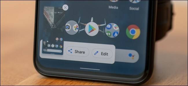 Aperçu de la capture d'écran Android 11
