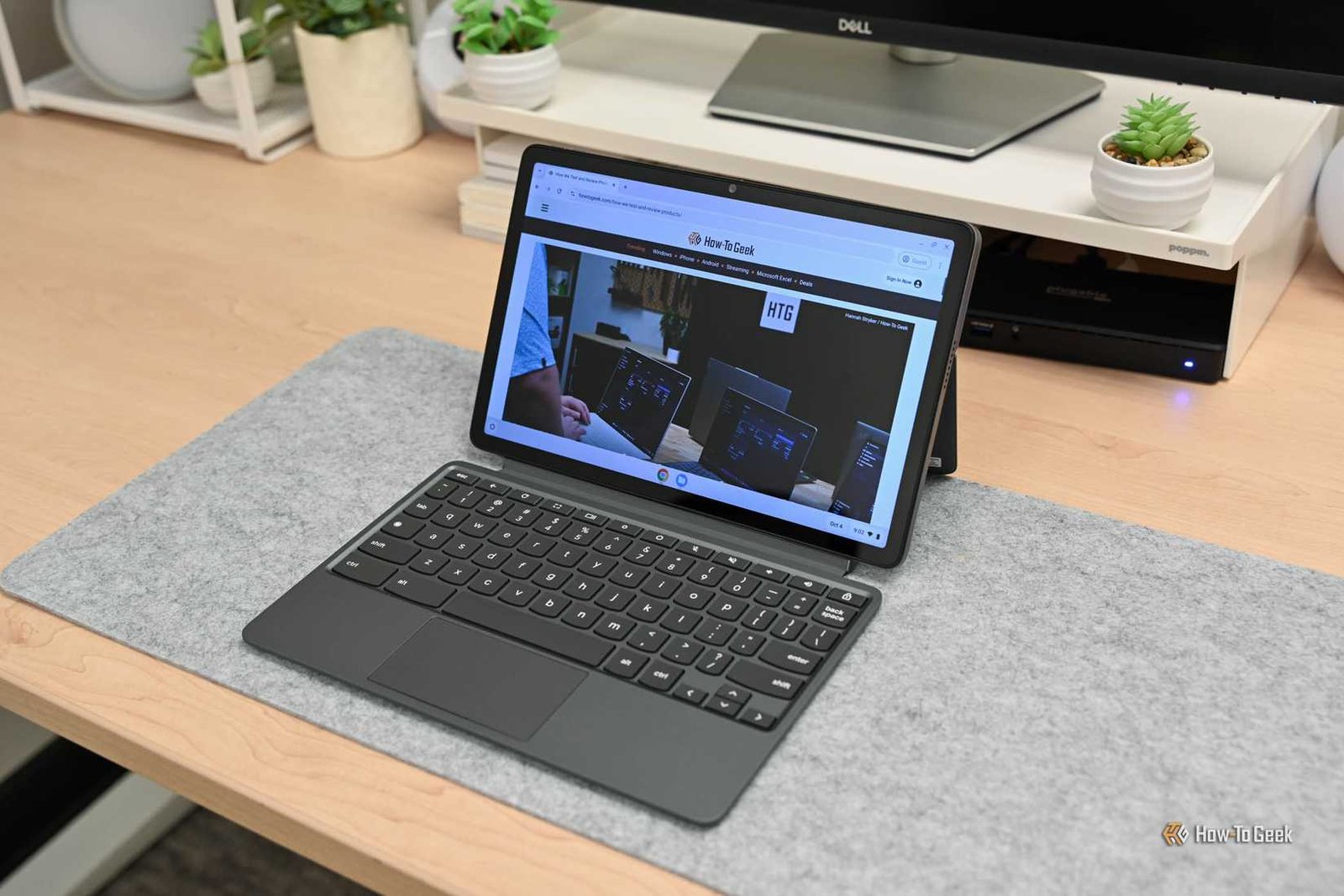 PROPOS GEEK OUVERT SUR LE LENOVO CHROMOOK DUET 11 pouces.