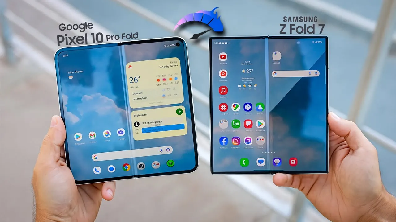 Comparaison des performances de l'appareil photo entre Pixel 10 Pro Fold et Galaxy Z Fold 7