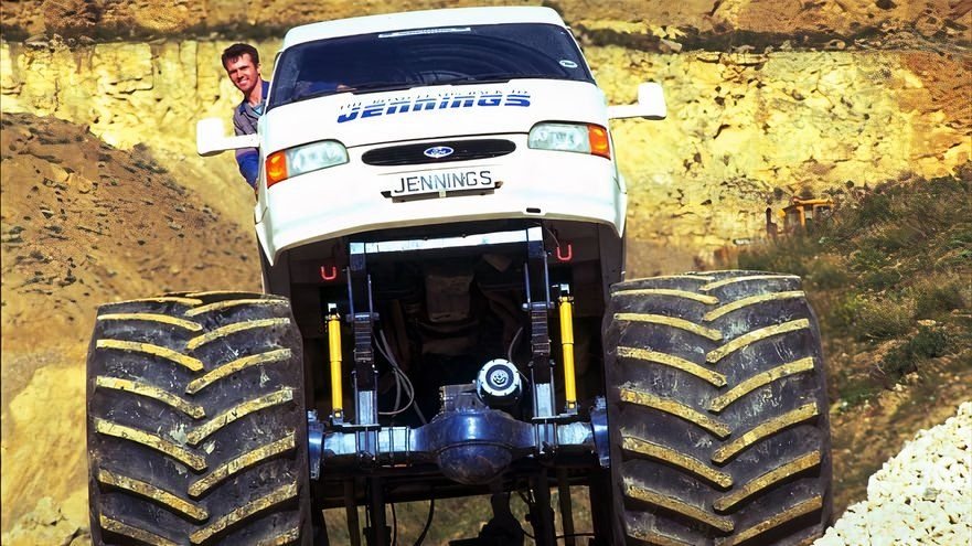Camion de monstre Ford Transit