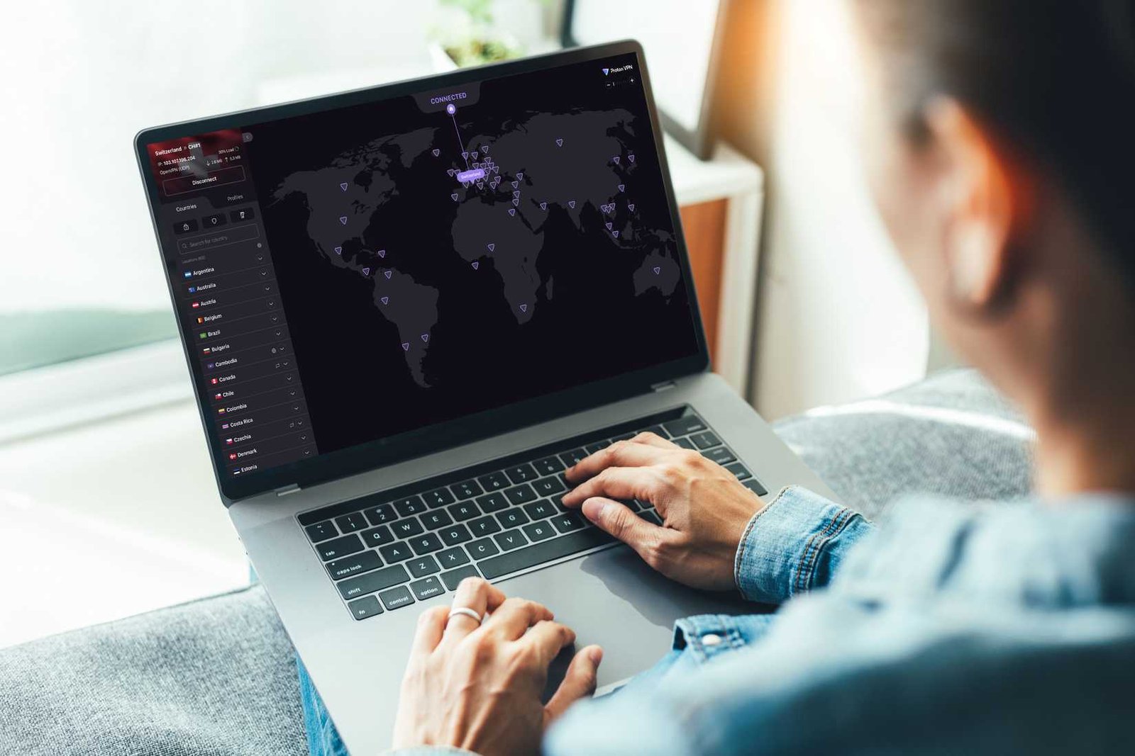 Proton VPN utilisé