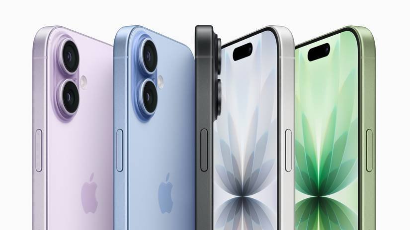 Apple iPhone 17 en plusieurs couleurs.