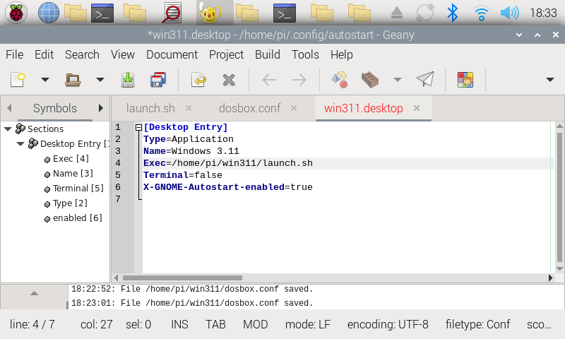 Lancement automatiquement d'un script bash après la connexion dans Raspberry Pi OS.