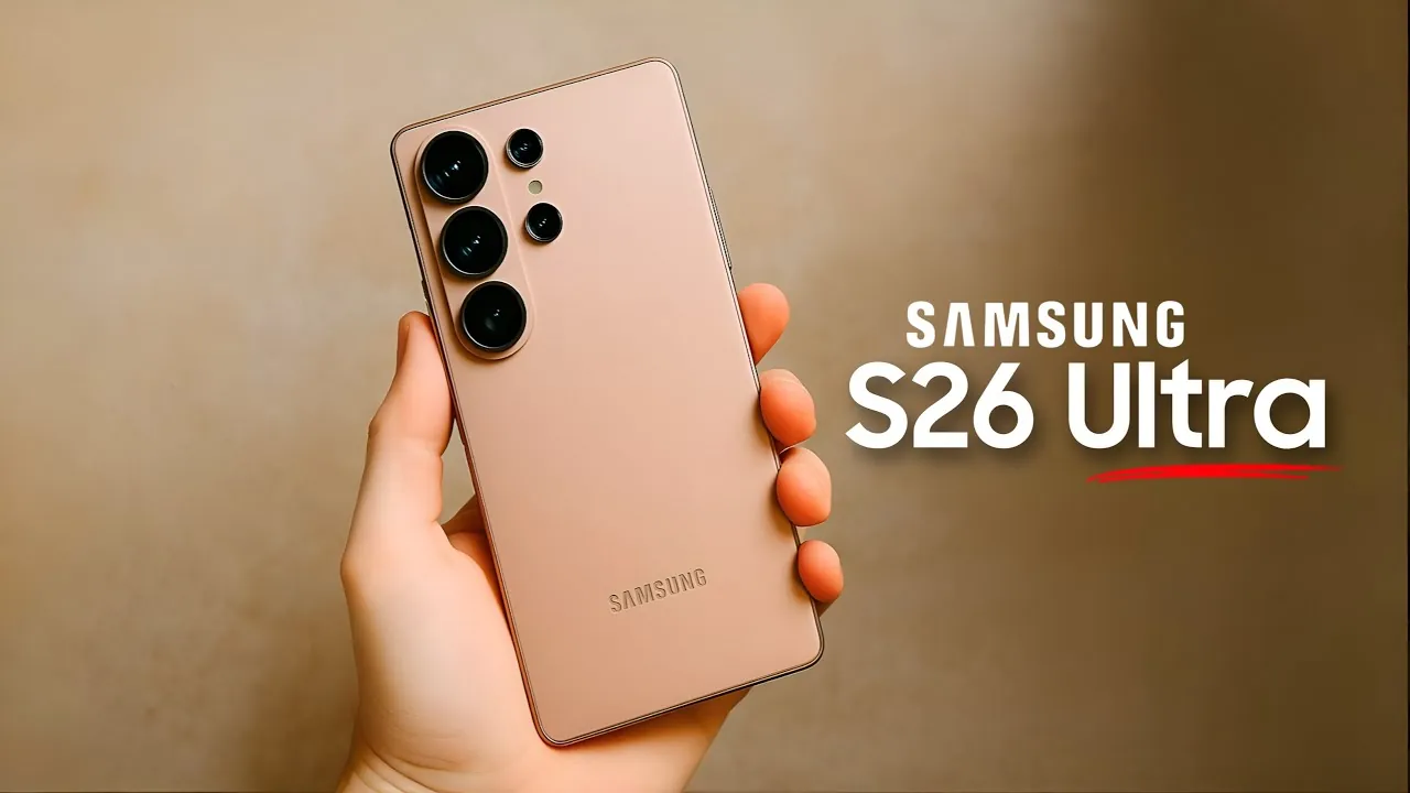 Close-up de Galaxy S26 Ultra mettant en évidence les capacités du codec APV