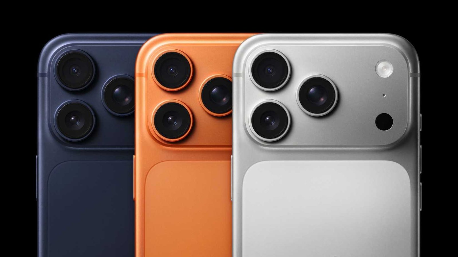 La gamme iPhone 17 Pro.