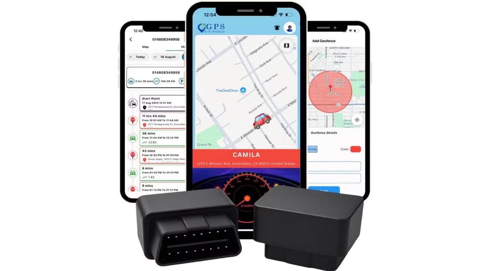 Traceur GPS OBD2 pour voitures. 