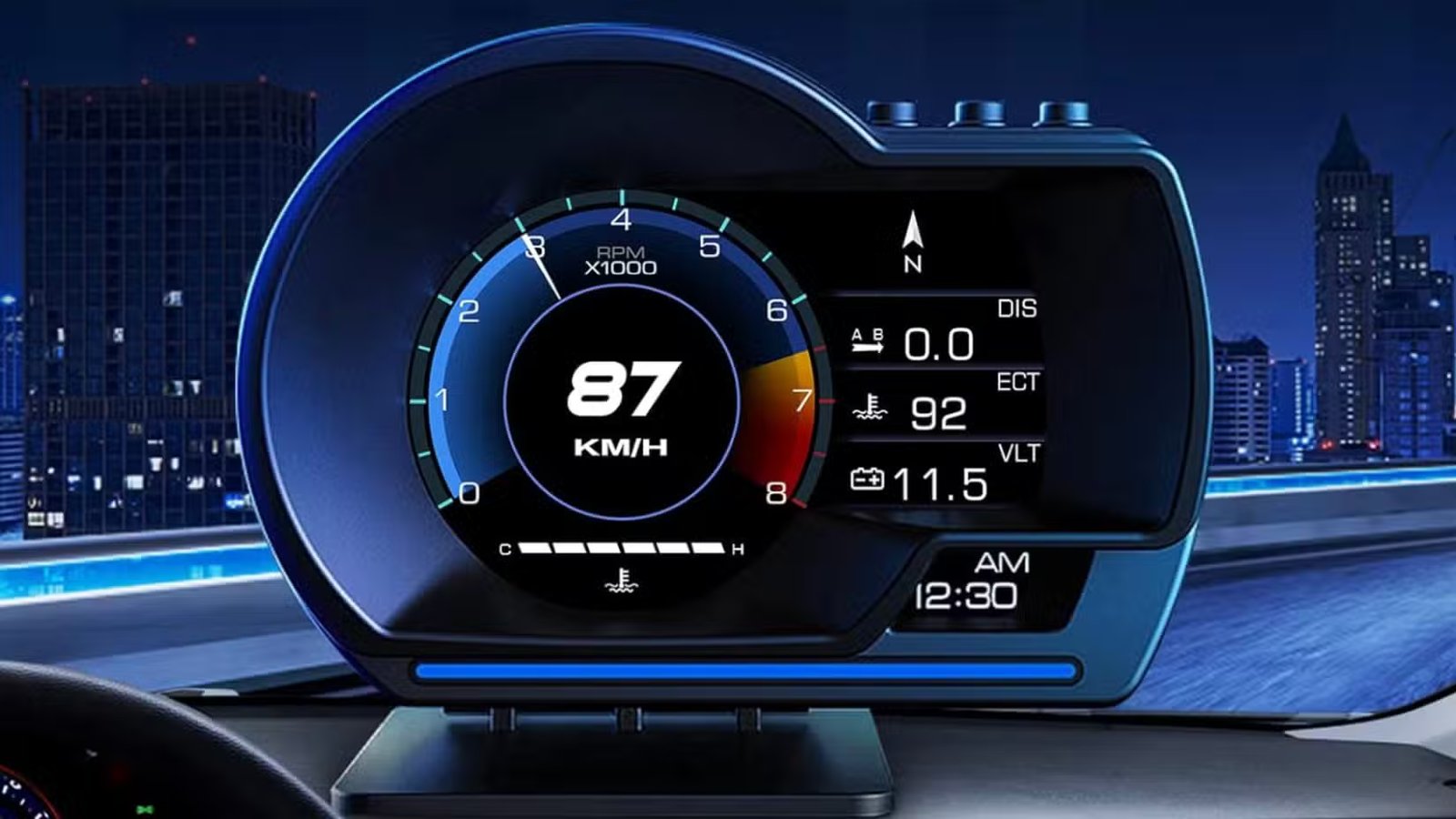 HUD dans une voiture