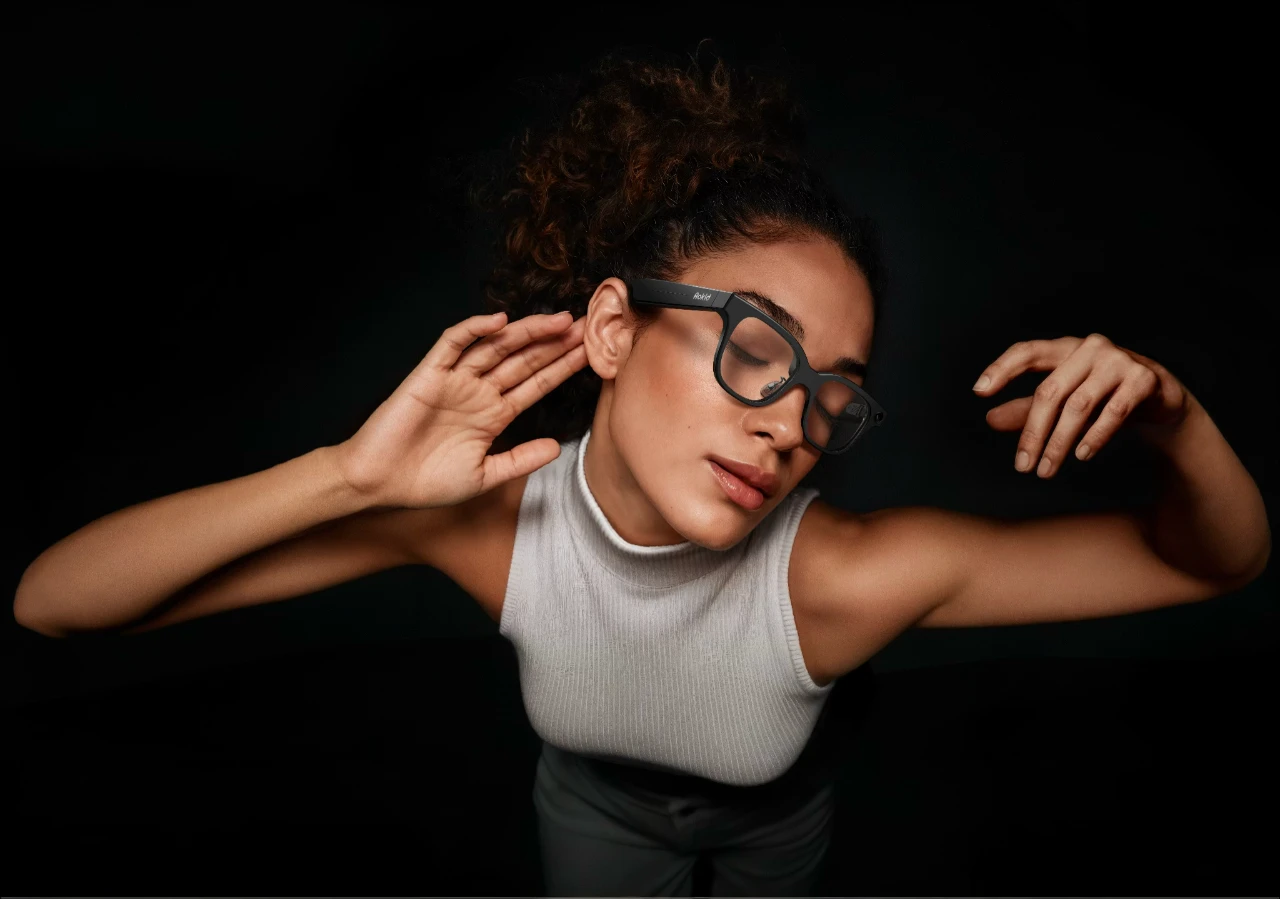 Lunettes en rotation