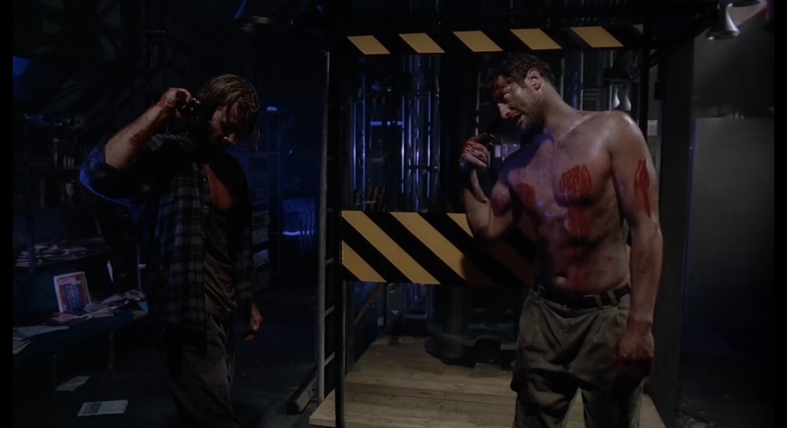 Une scène de l'épisode Ice de X-Files.