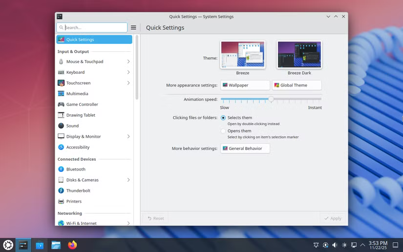 L'application Paramètres est meilleure que Windows 11.