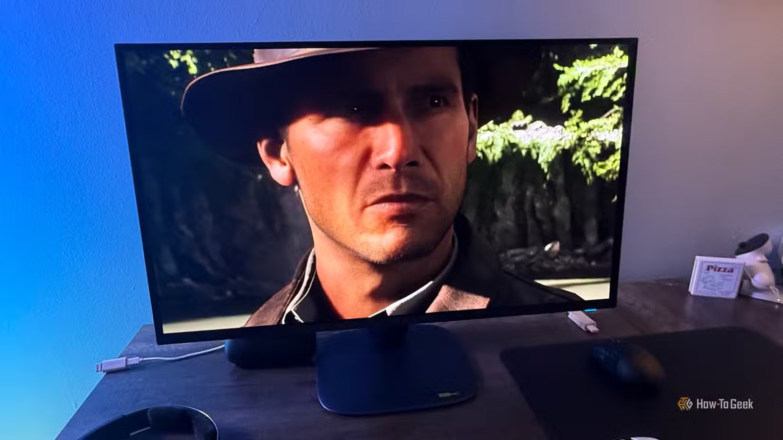 Indiana Jones sur un Alienware 27 4K QD-OLED (AW2725Q).