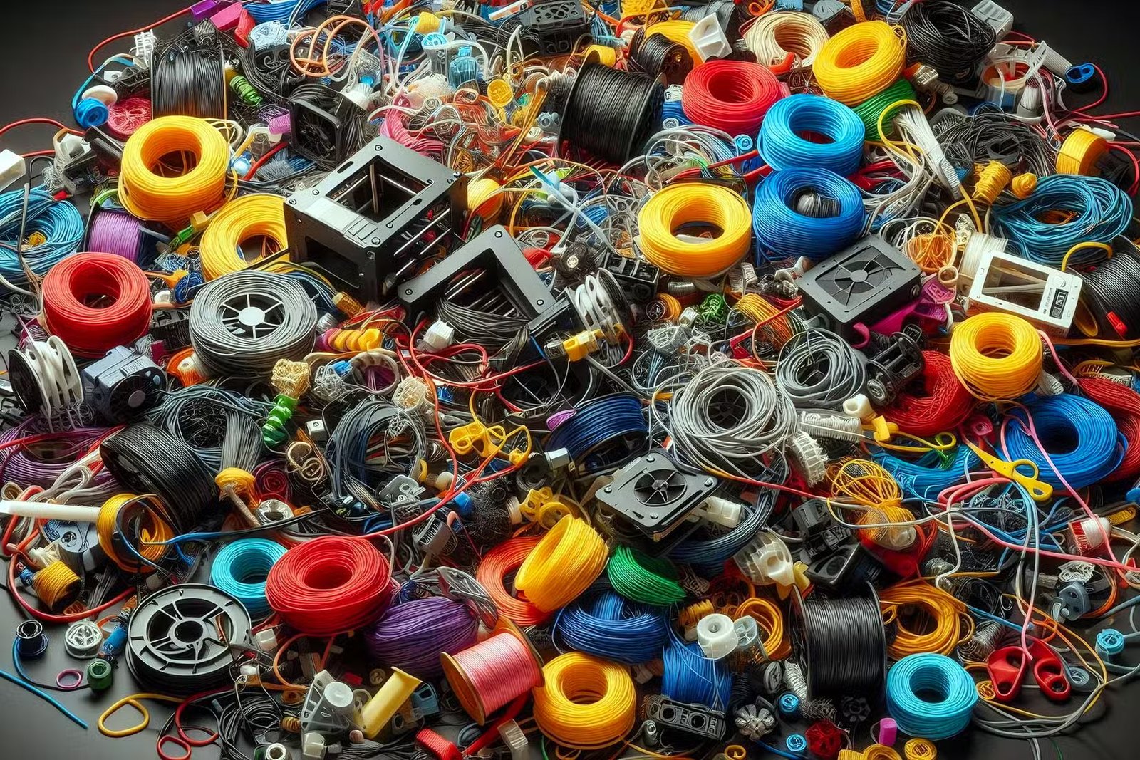 Filaments pour imprimante 3D.