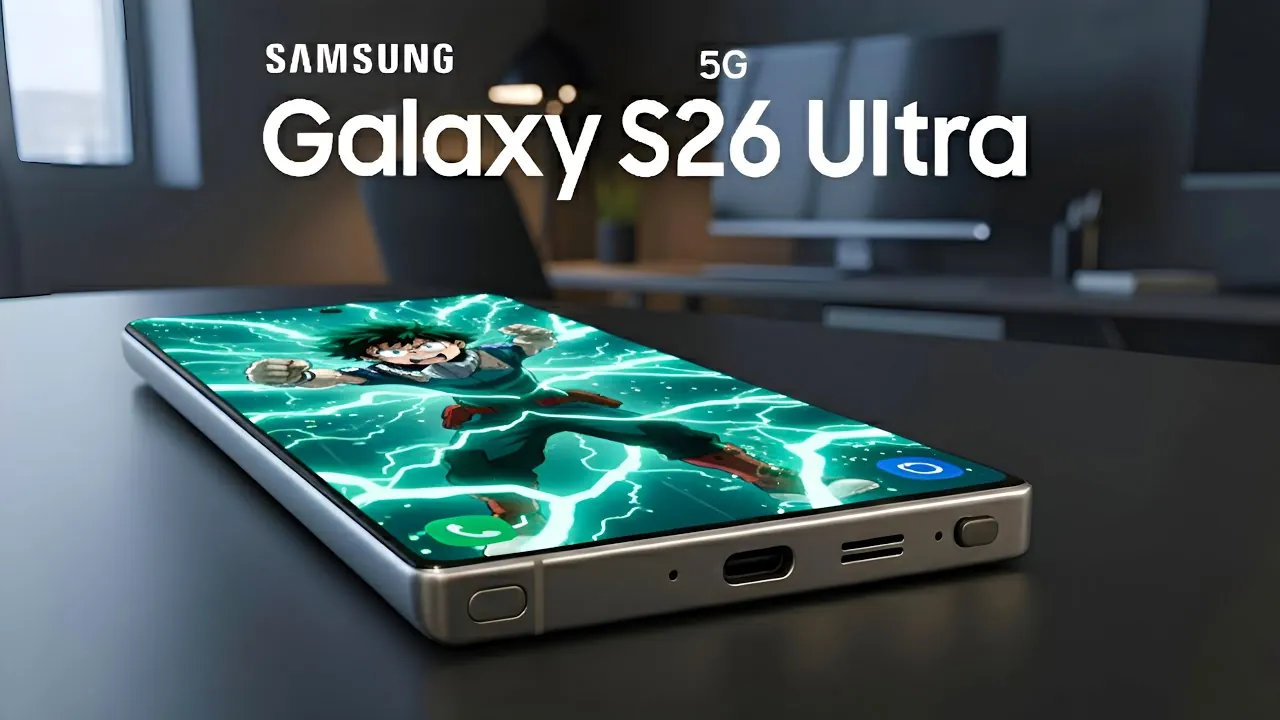 Fuite du design du Samsung Galaxy S26 Ultra avec coins arrondis